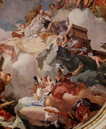 Giovanni Battista Tiepolo Apotheosis of Spain in Royal Palace of Madrid. china oil painting image